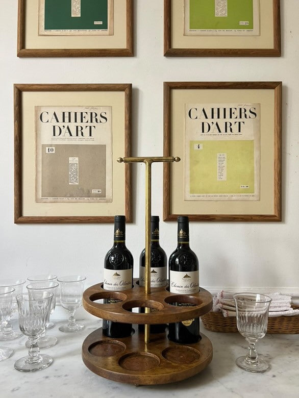 French 1940s French Bottle Holder