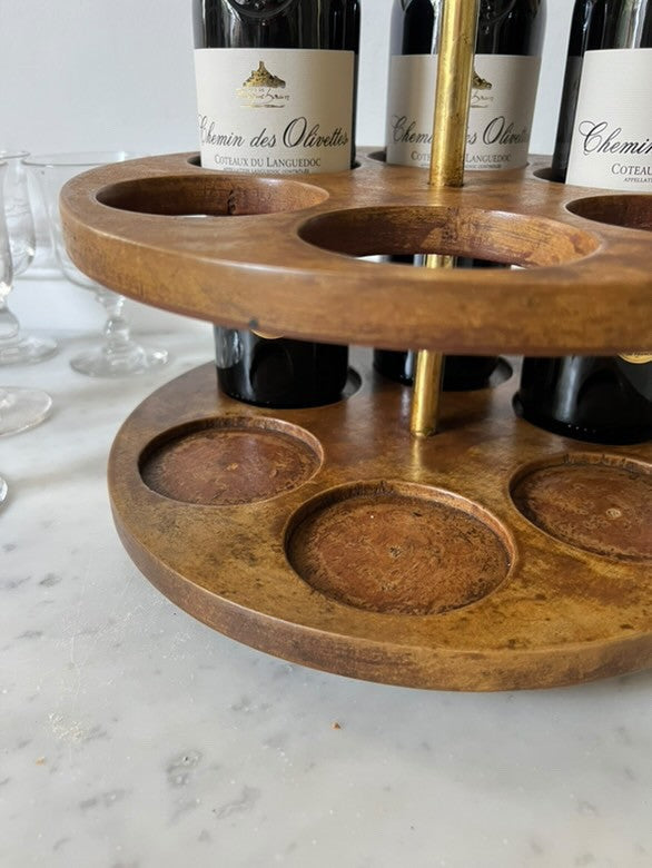 French 1940s French Bottle Holder