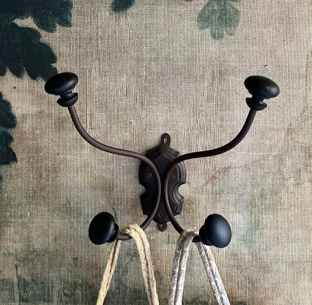 French 1880s Napoleon III 4 Hook Coat Hanger