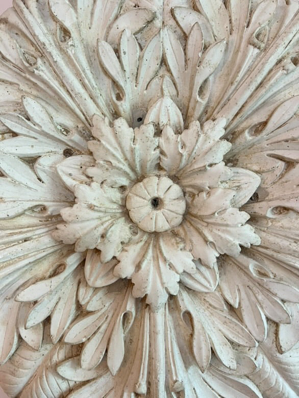 French 1930s Plaster Medalliom