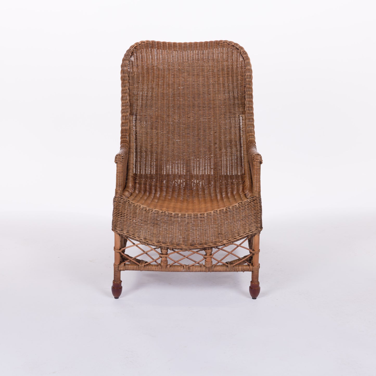 August Rattan Lounge Chair, by Belgian Pearls