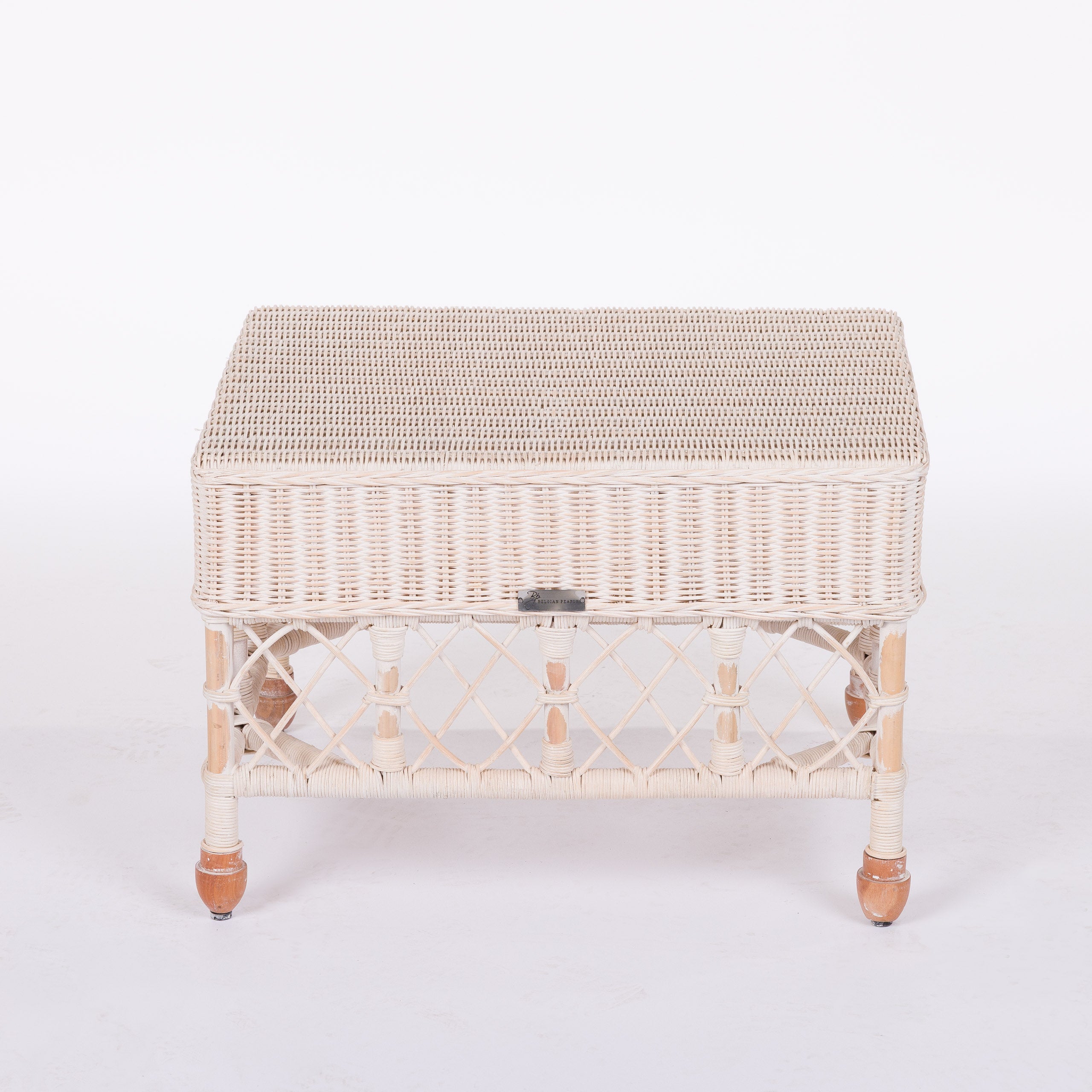 August Rattan Side Table