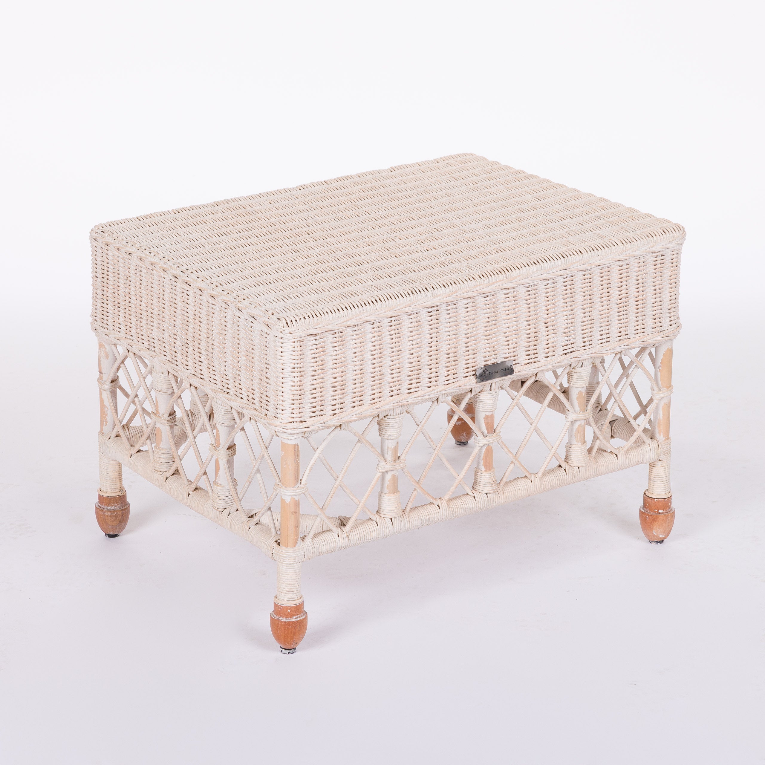 August Rattan Side Table