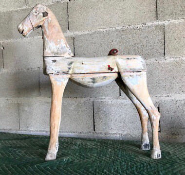 19th Century French Wooden Horse