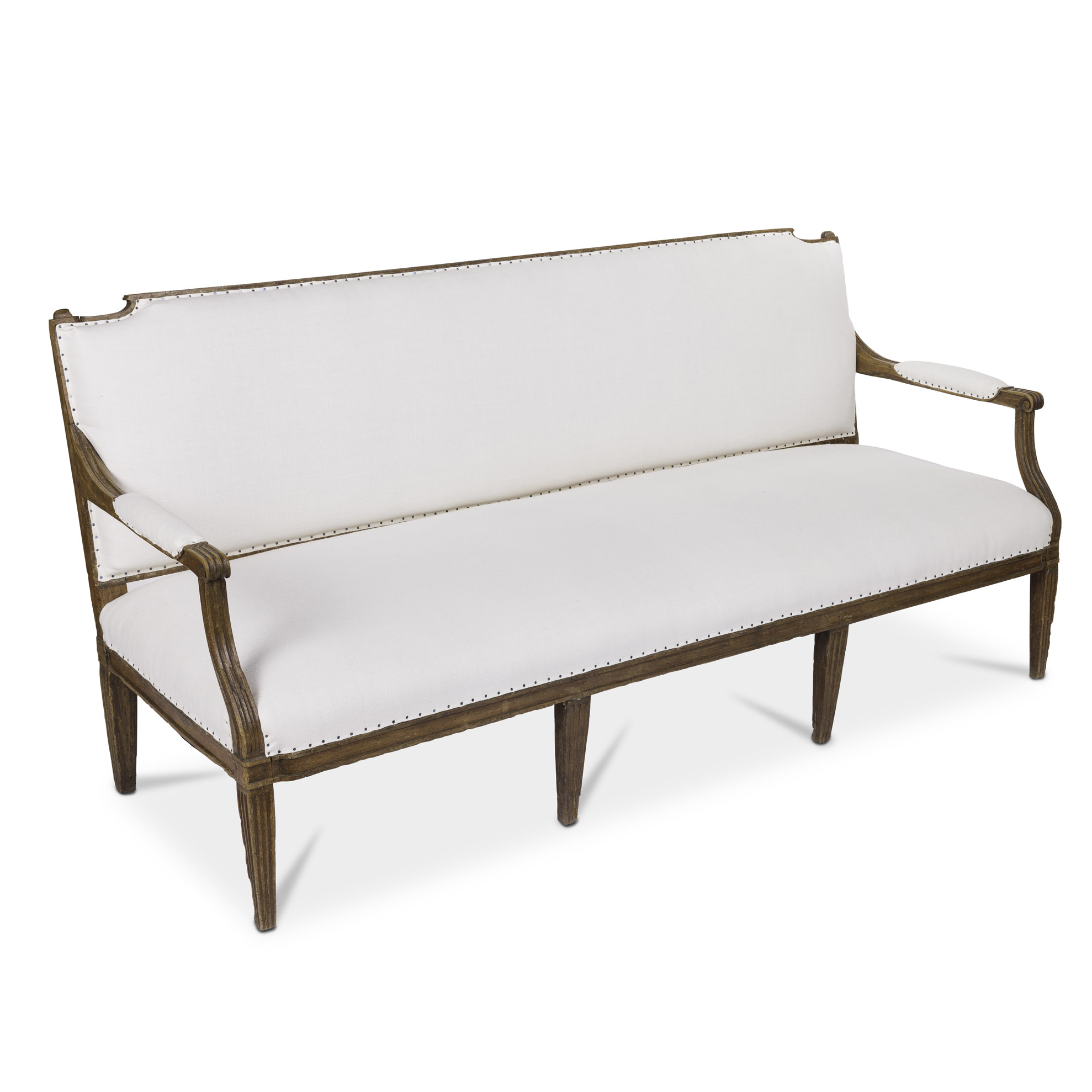 Oak 18th Century Directoire Period Sofa