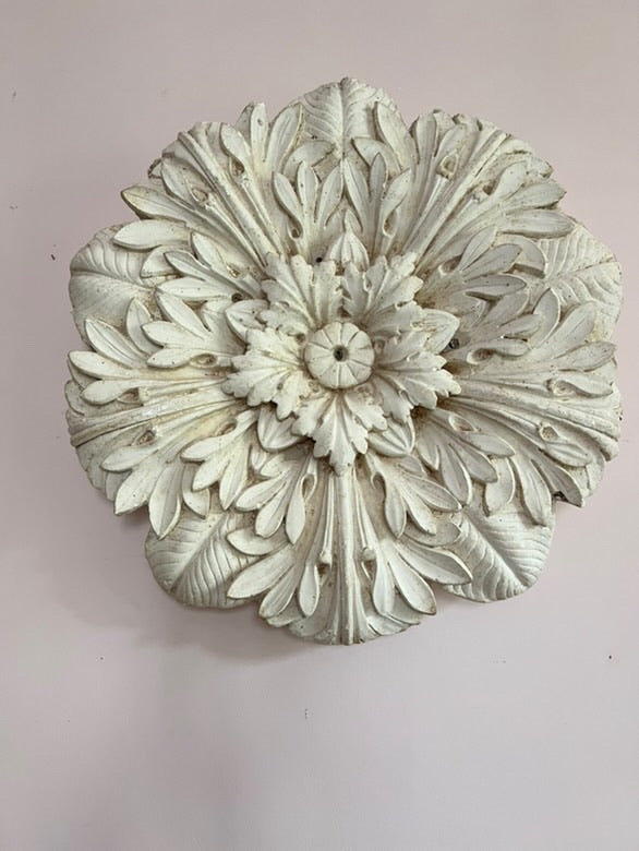 French 1930s Plaster Medalliom
