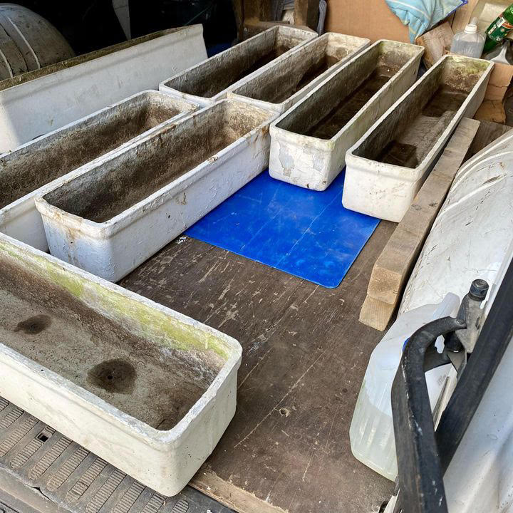 Willy Guhl Fiber Cement Trough Planter