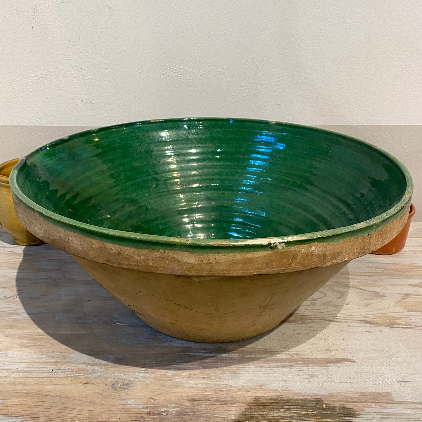 Antique French Tian in Rare Green