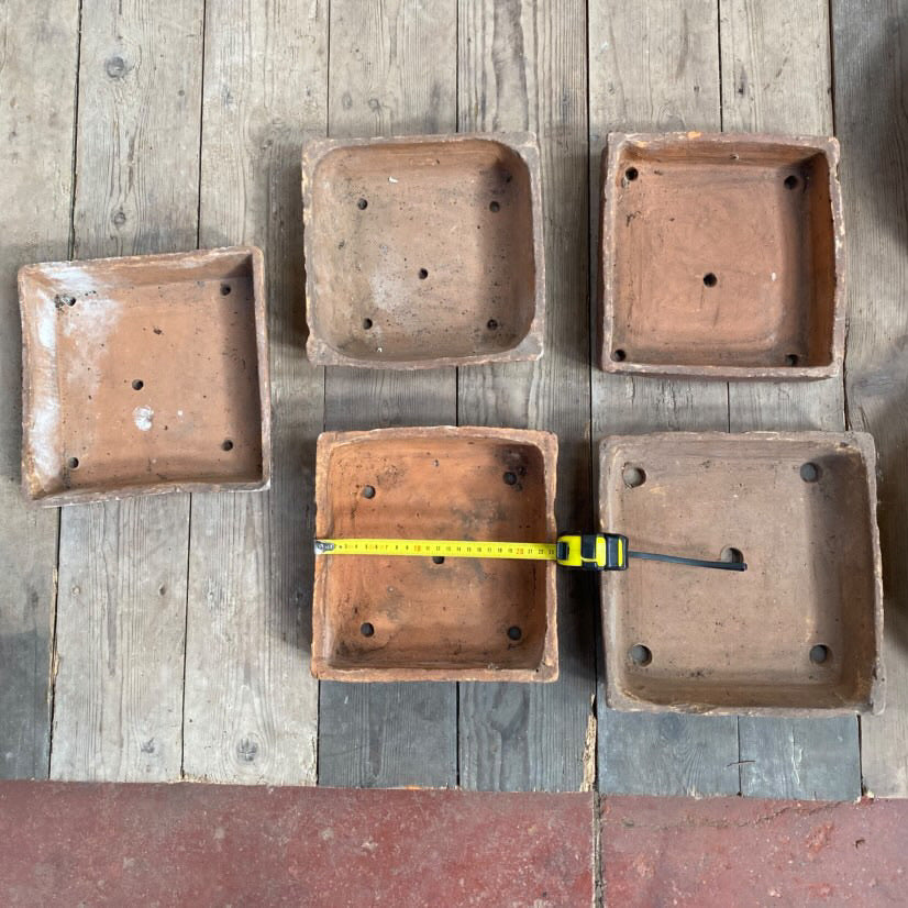 Square Seeding Terracotta Trays