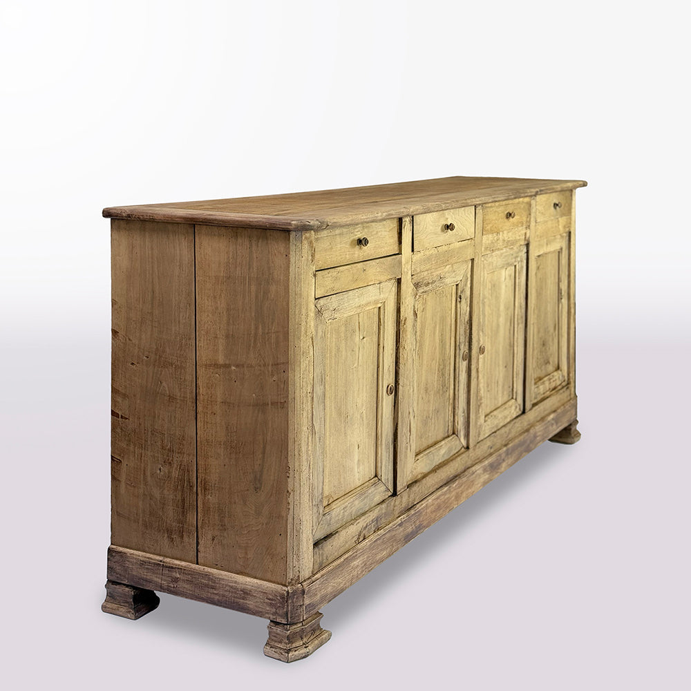 French Bleached Walnut Enfilade Louis Philippe