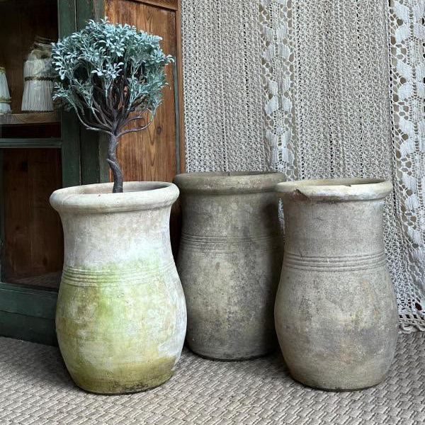 French Grey Planters