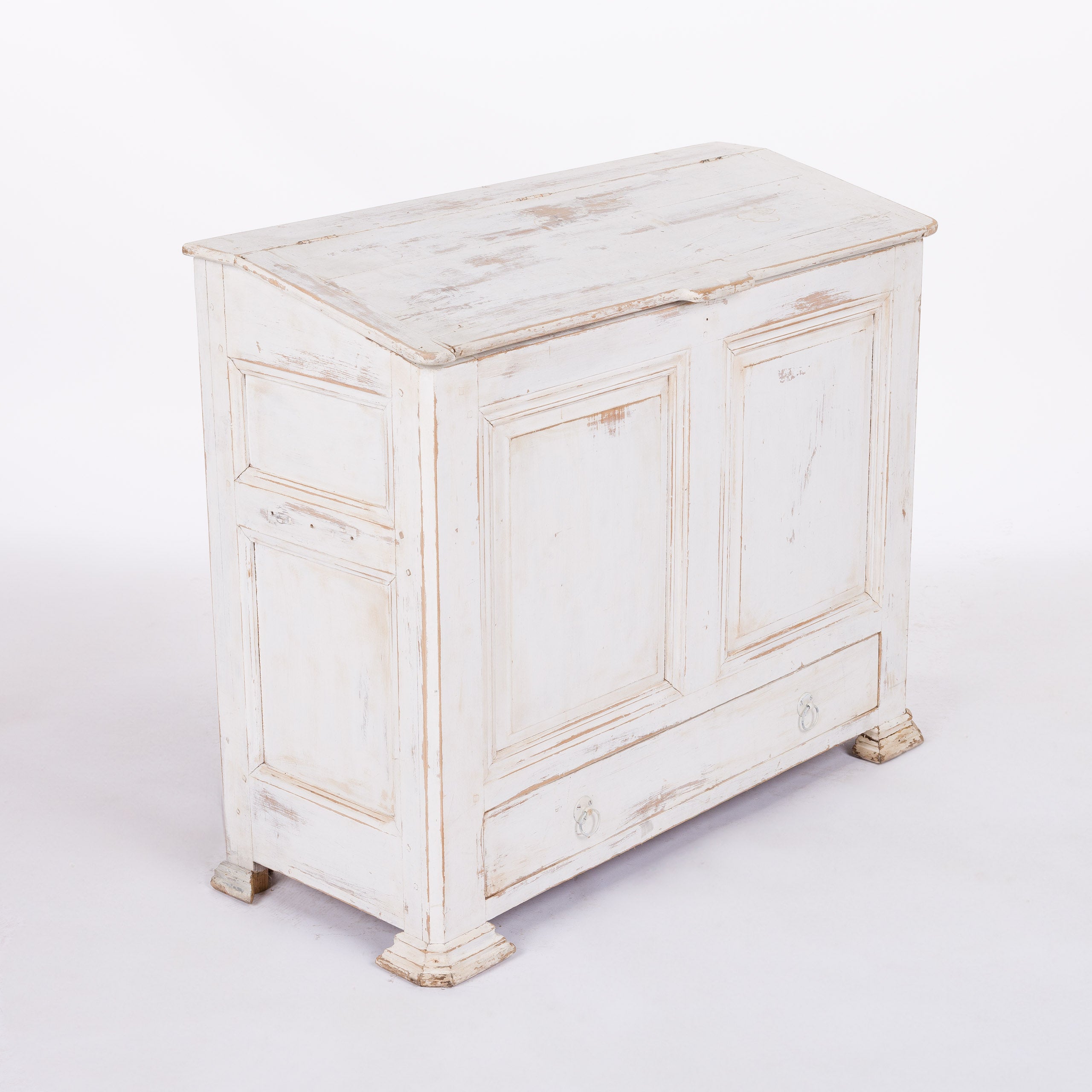 3 Compartment Flour Storage Chest with Slanted Top