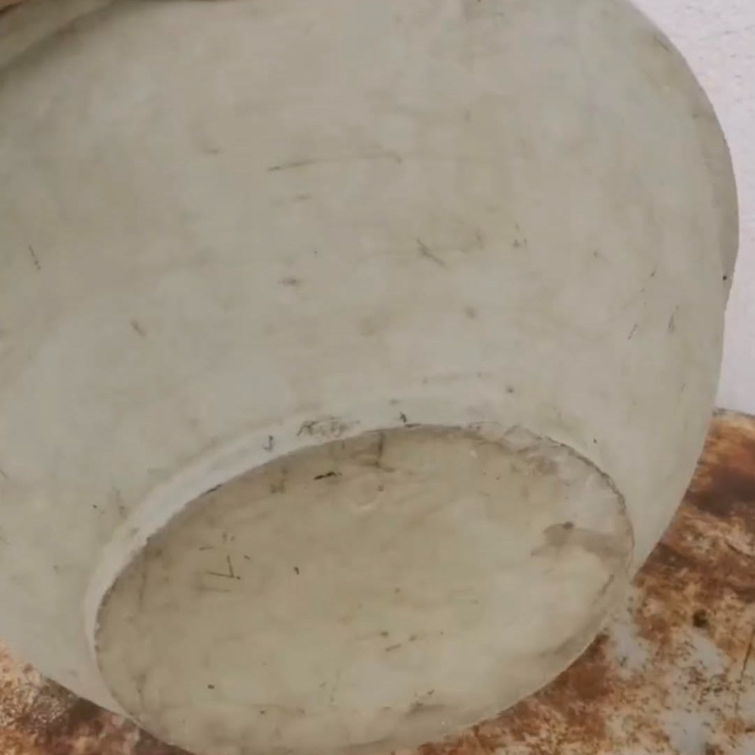 Ironstone Bowl with Contrasting Band