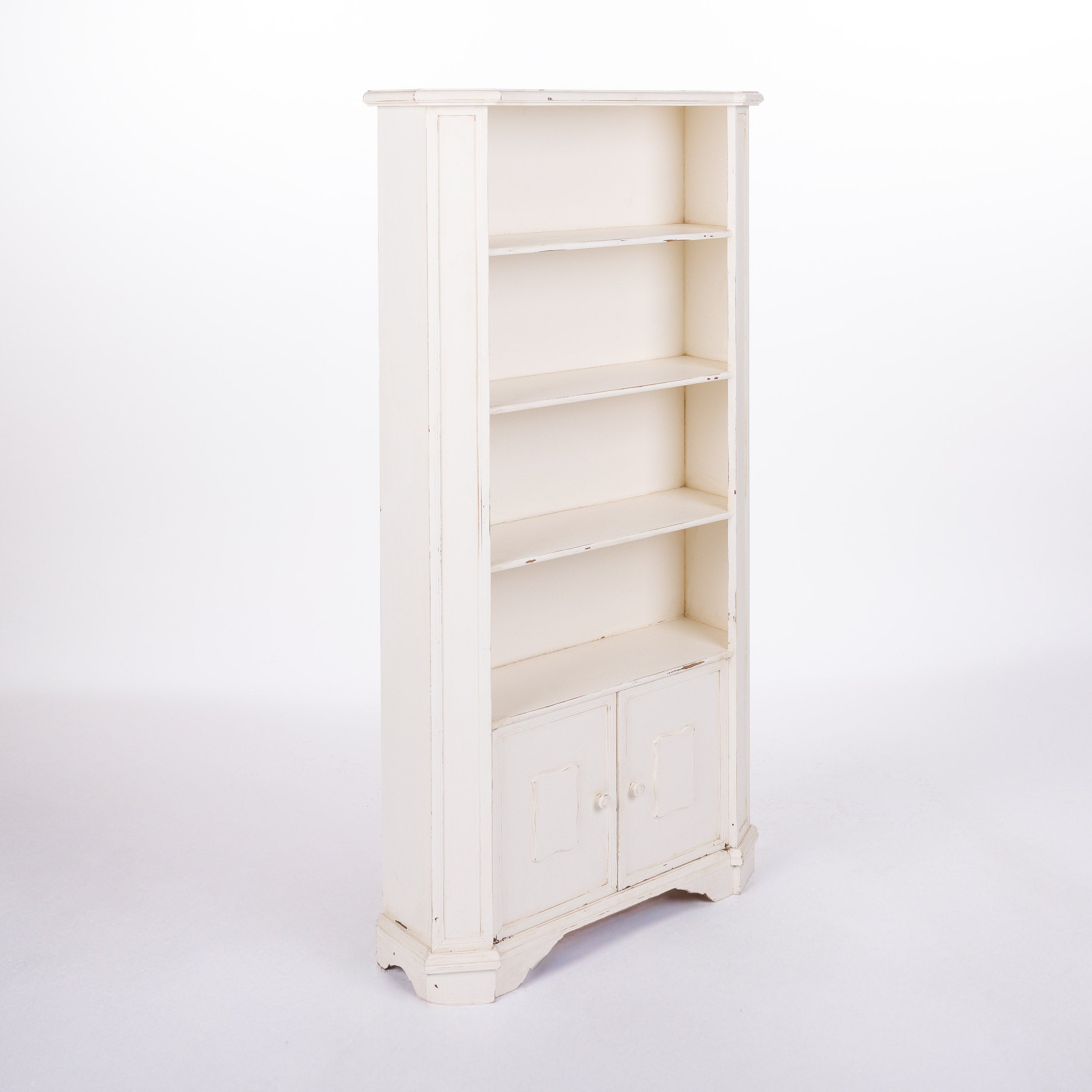 French 1950's White Bookcase