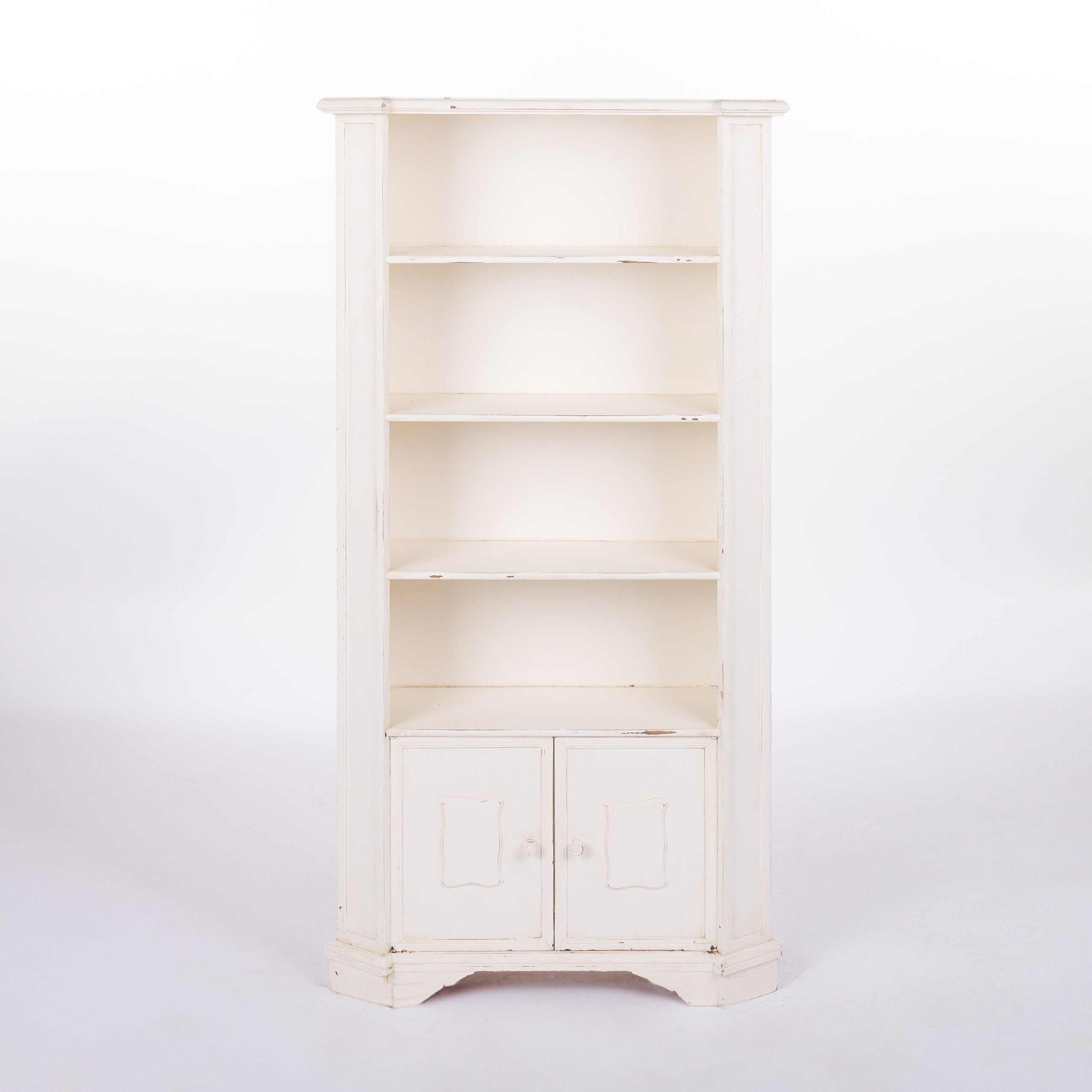 French 1950's White Bookcase