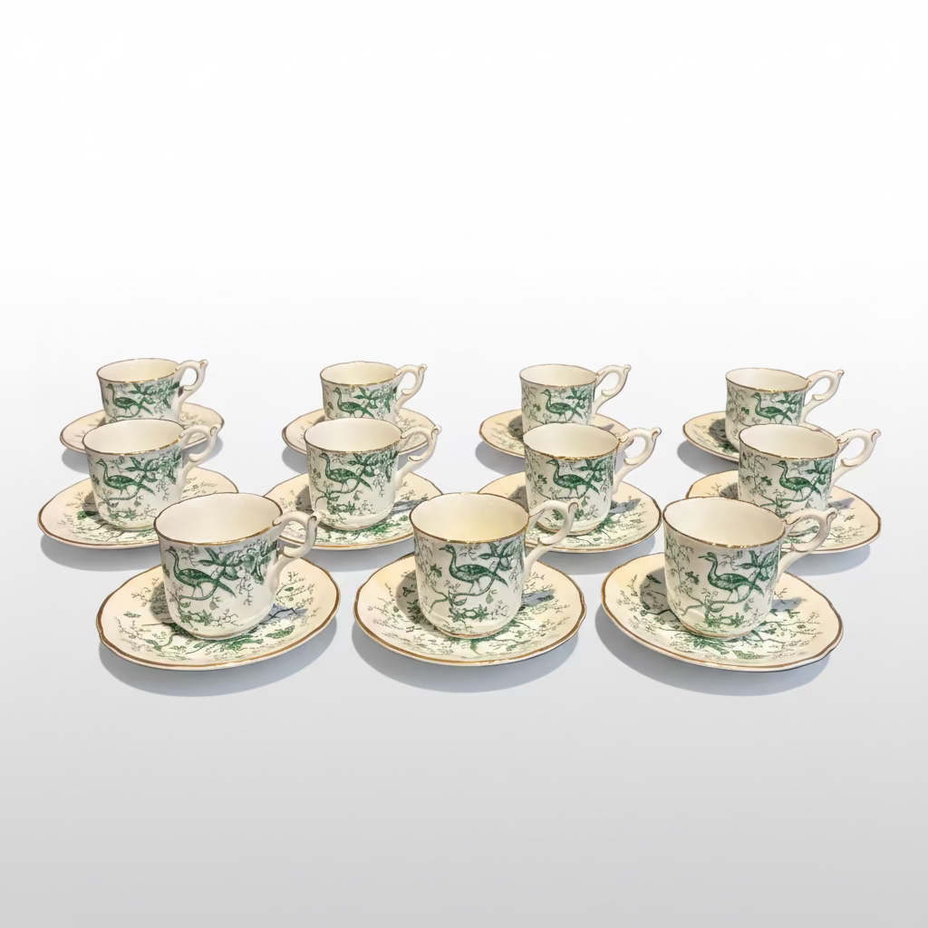 Set of China "Cairo" Tea Cups