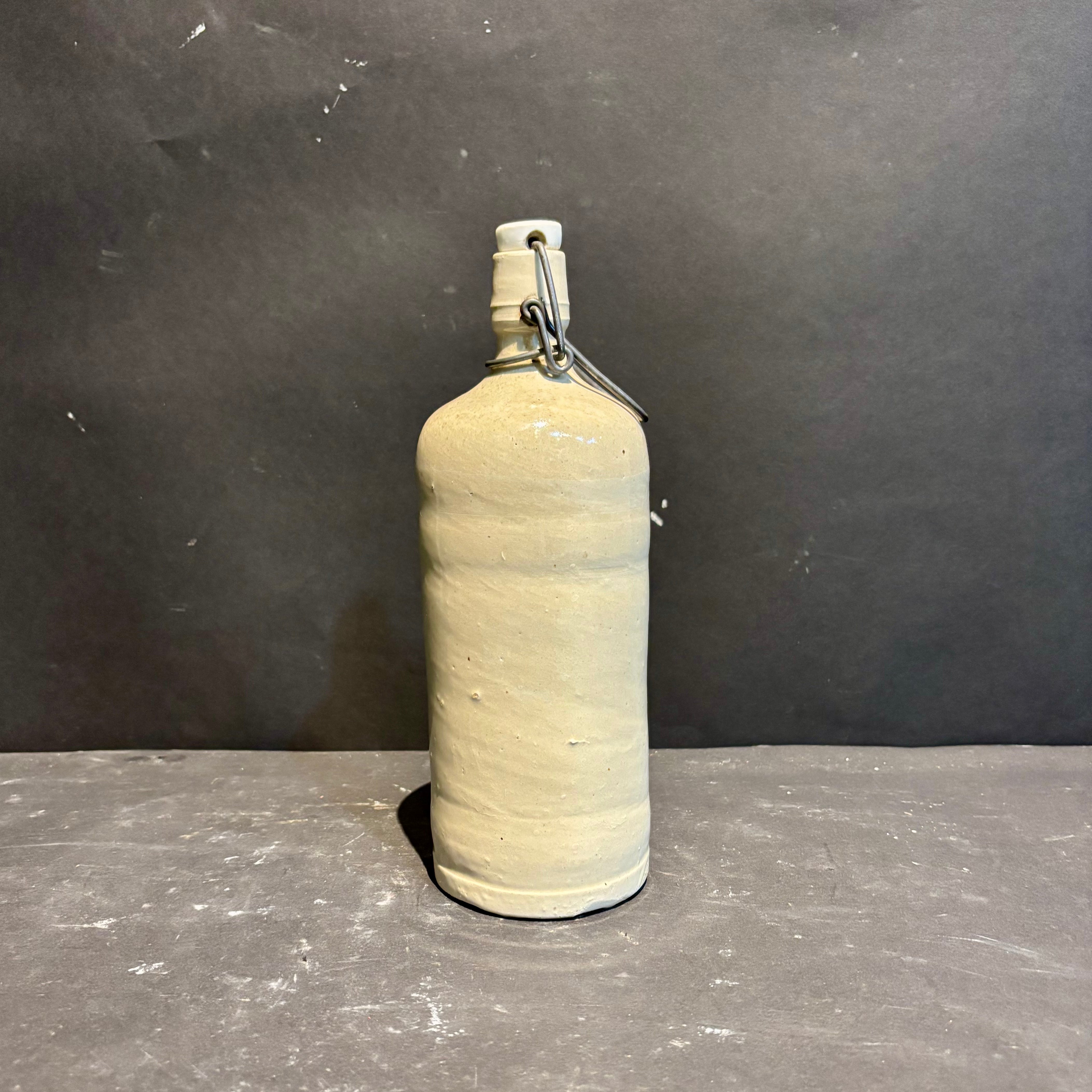 Stoneware Bottle with Lid