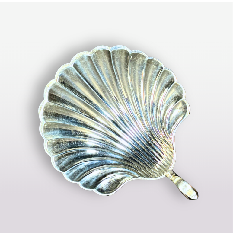 Vintage Sterling Scallop Shell Candy Dish