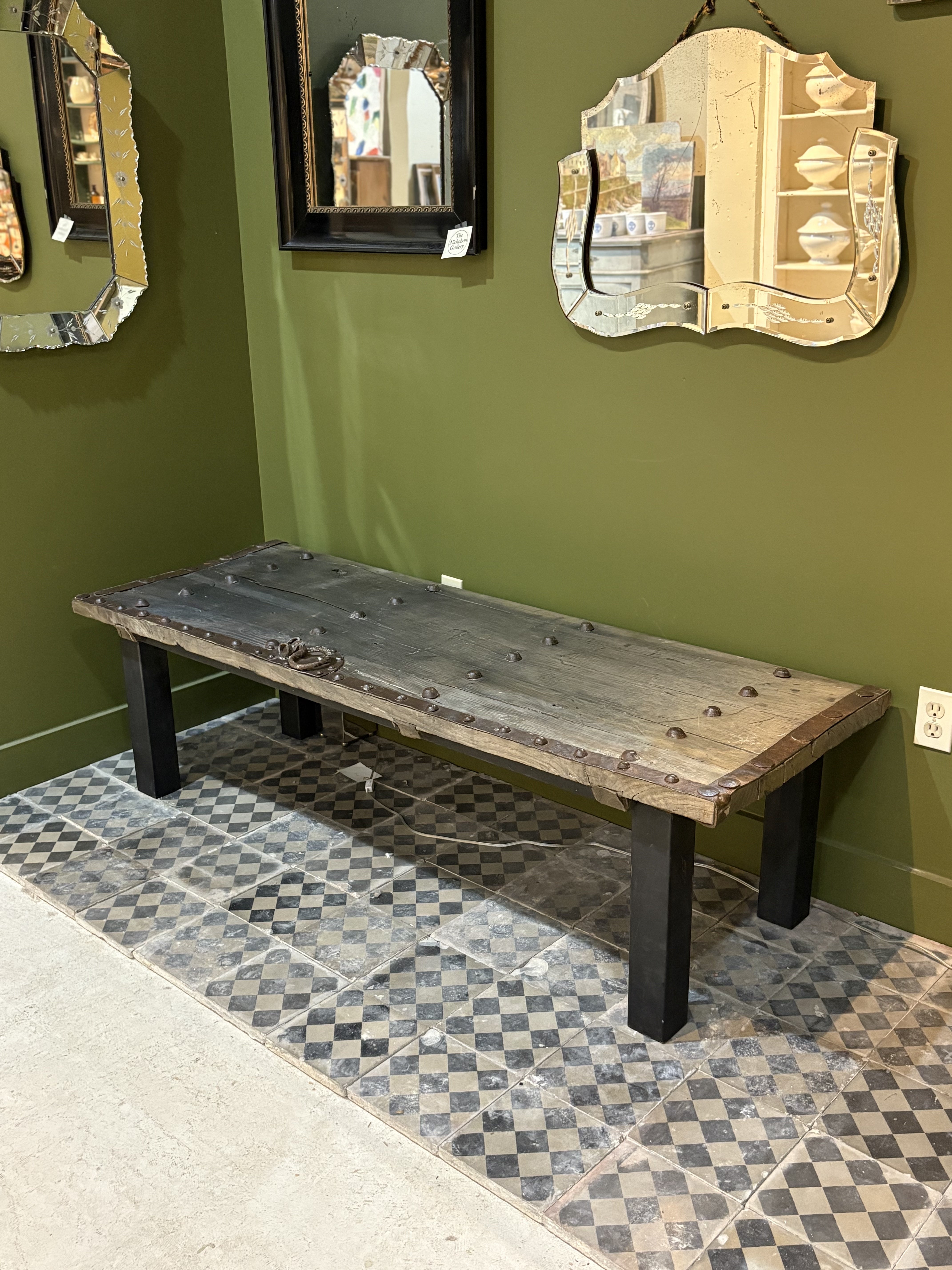 Antique Indian Door Coffee Table