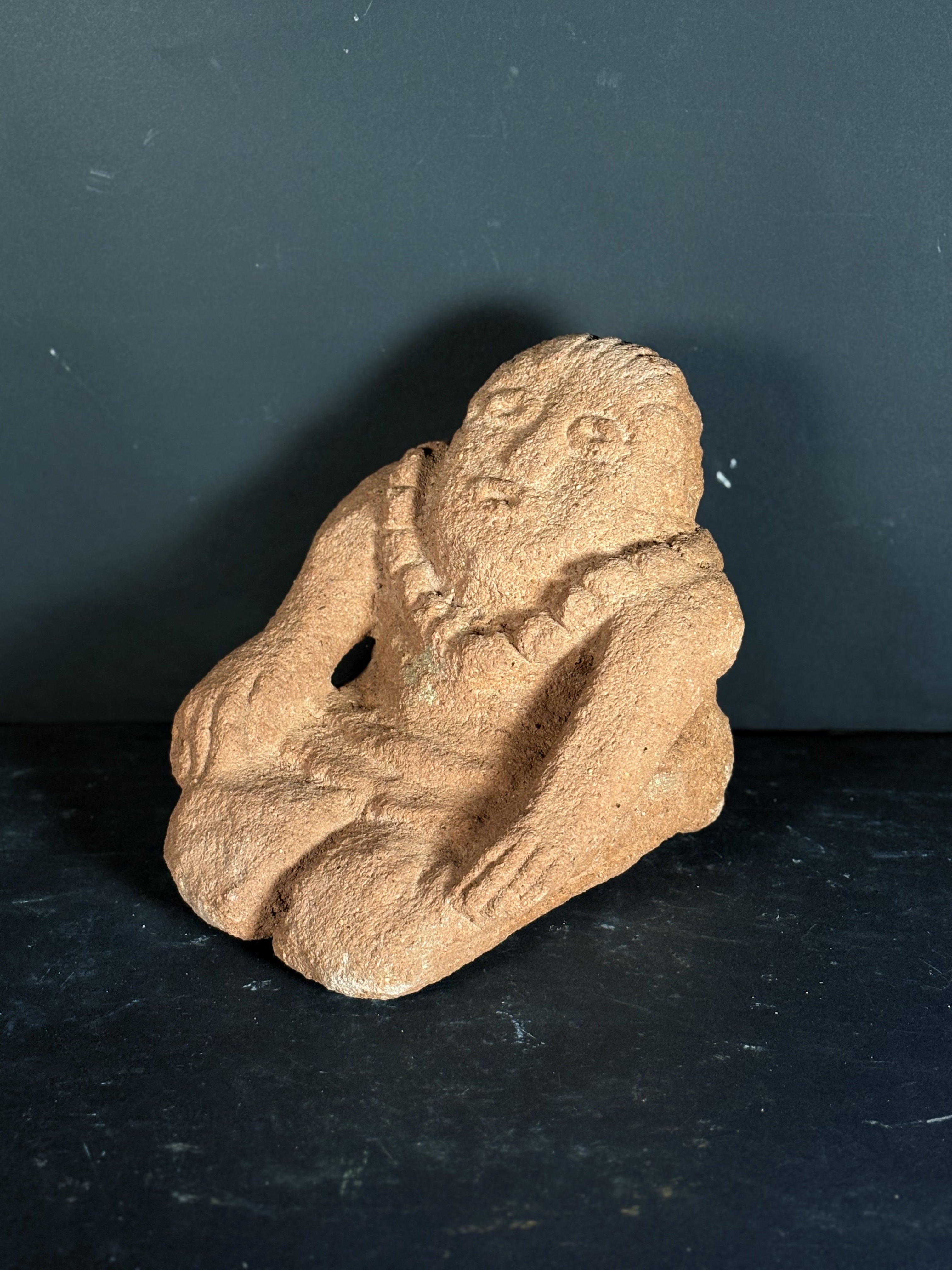 Carved Stone Figure