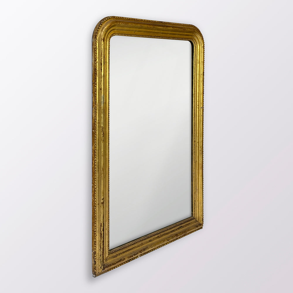 Large French Louis Philippe Gilt Mirror