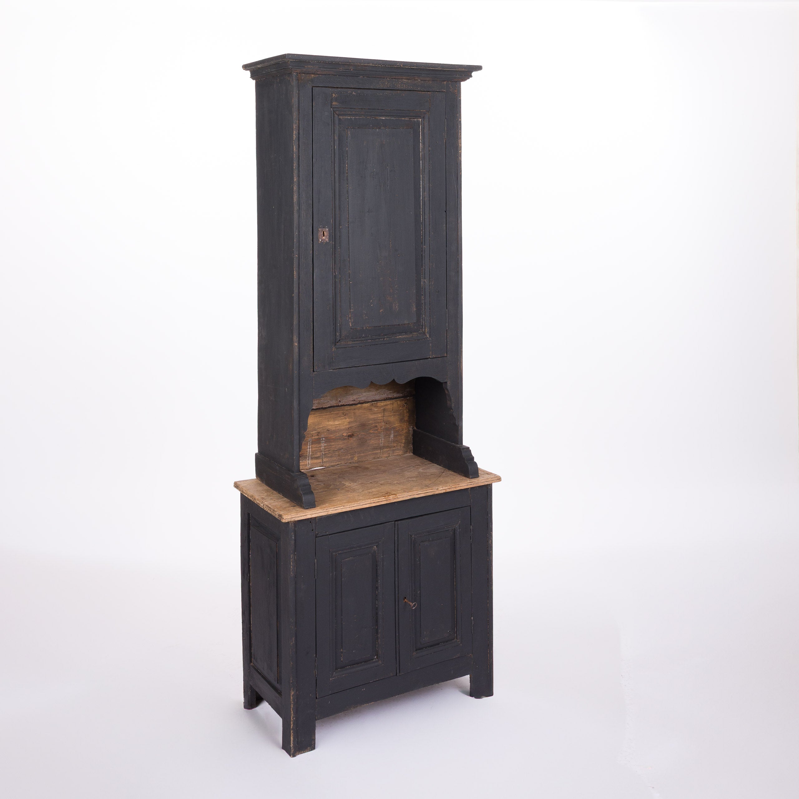 French Black Buffet Deux Corps