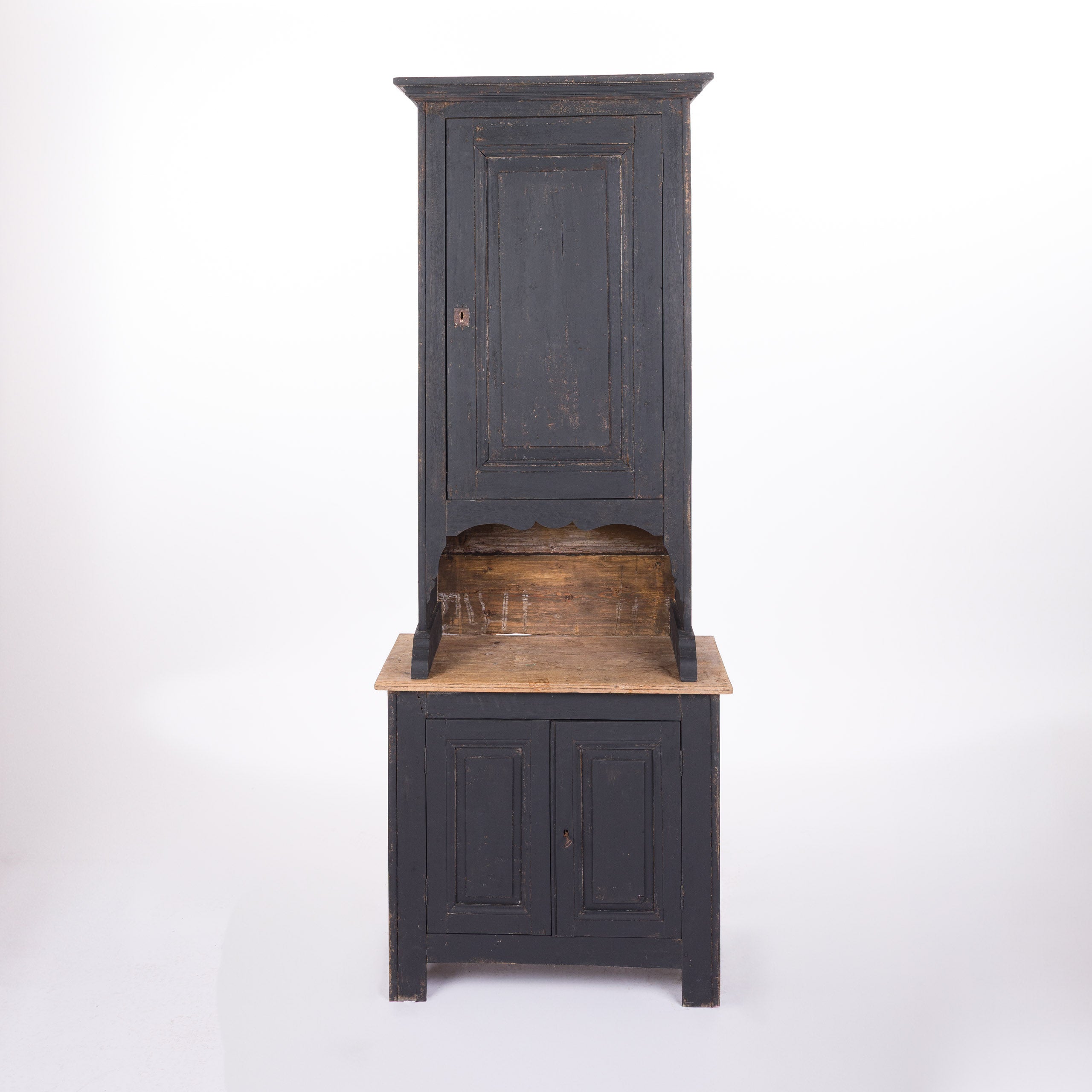 French Black Buffet Deux Corps