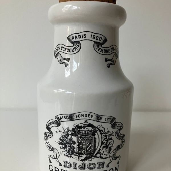 1880s Grey-Poupon Mustard Jar with Cork Top