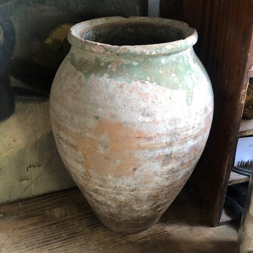 1920s French Terracotta Pot