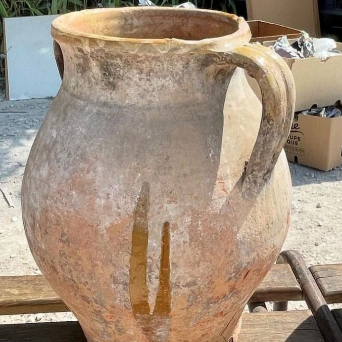 18th Century Olive Pot from Provence