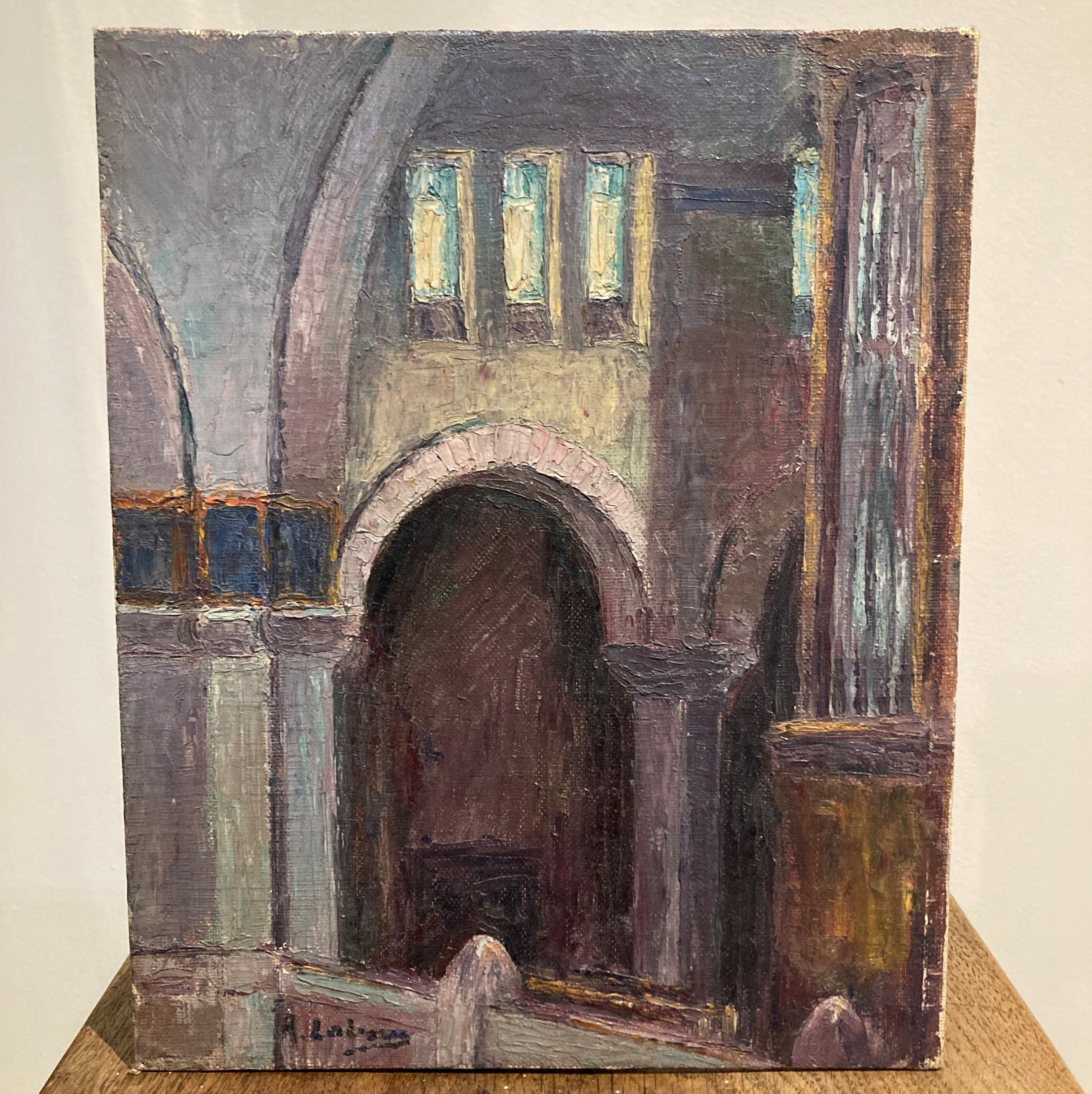 Oil on Board , Series of Church Interiors