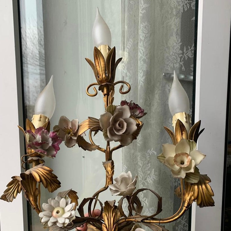 One pair of sconces