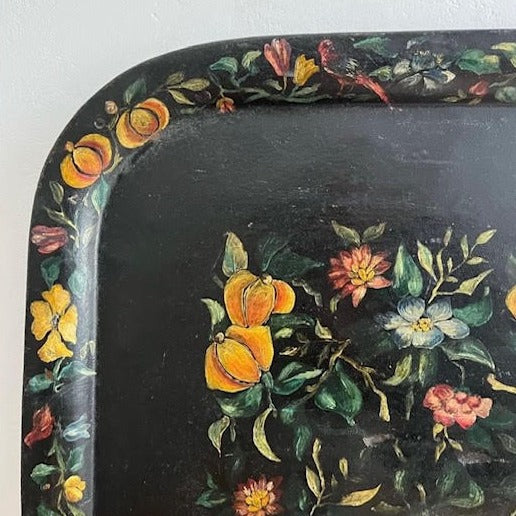 1910 Large Retangular Metal Tray, Napolean III