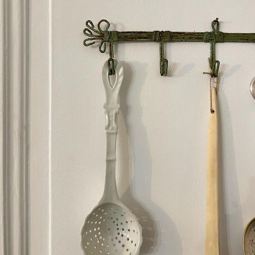 Handmade Hooks (1 Green & 1 White)