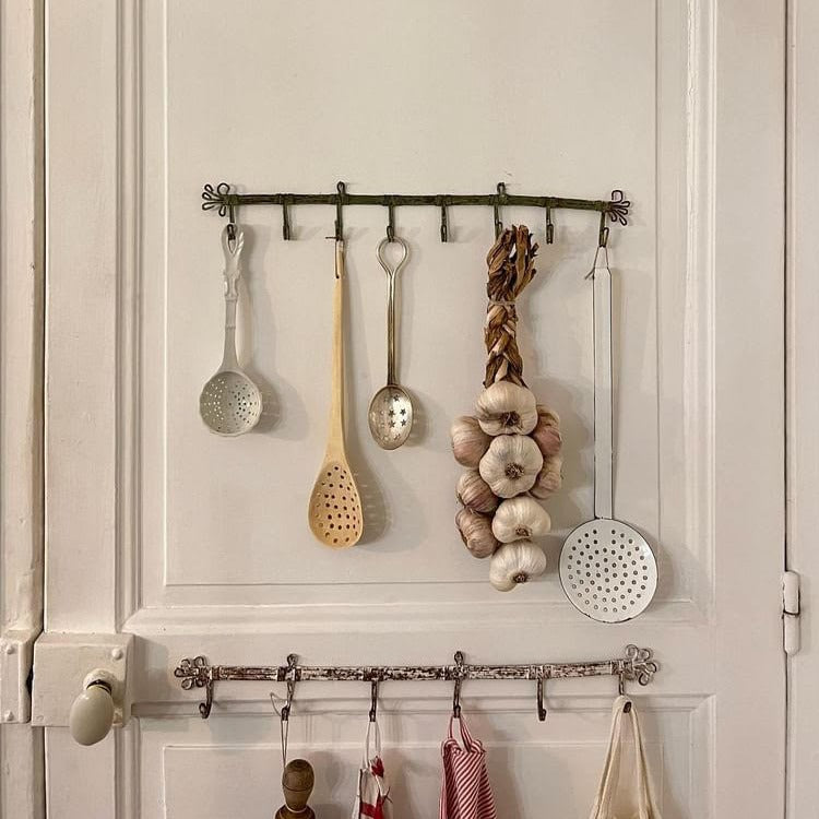 Handmade Hooks (1 Green & 1 White)