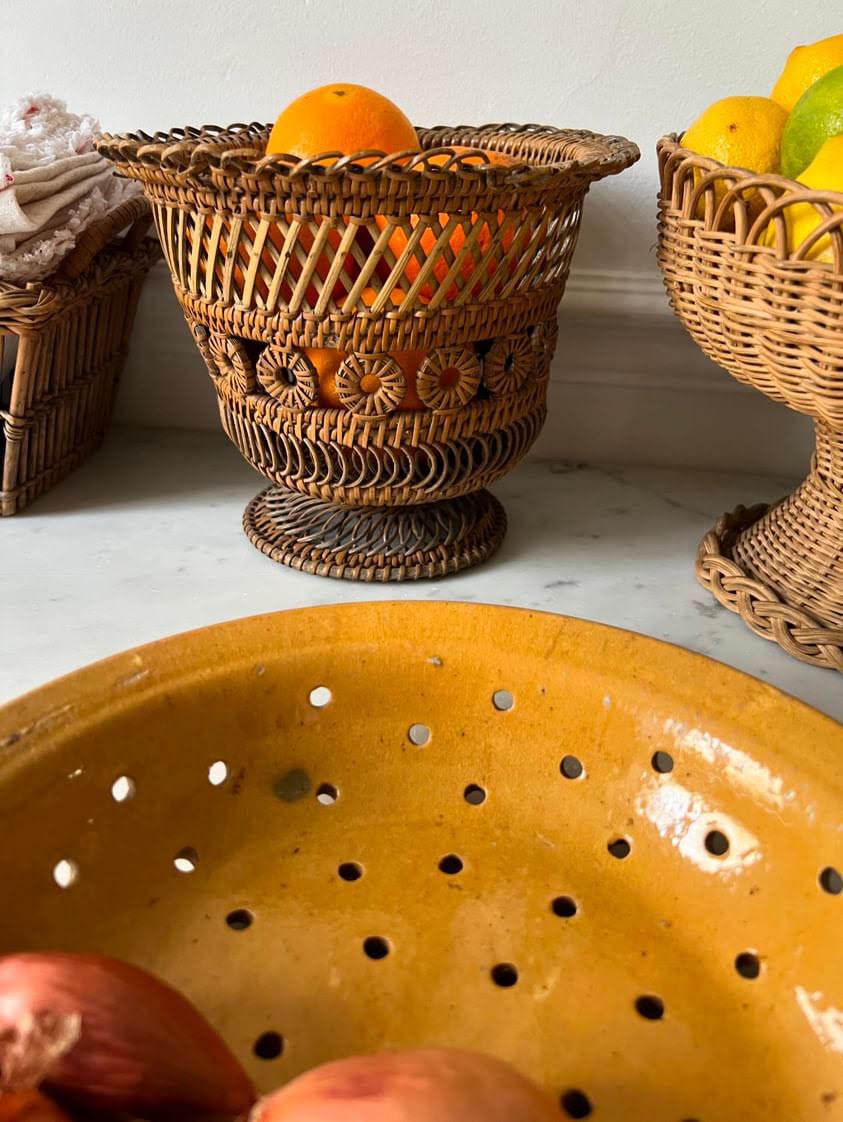1940s Provence Pierced Dish