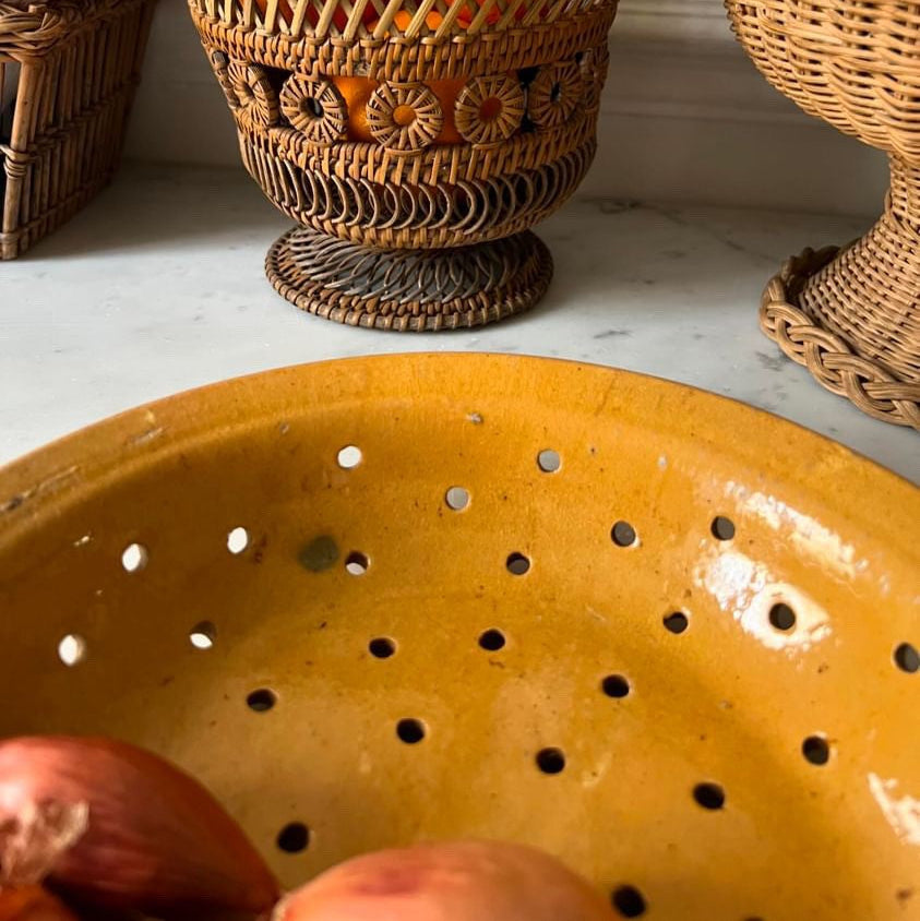 1940s Provence Pierced Dish