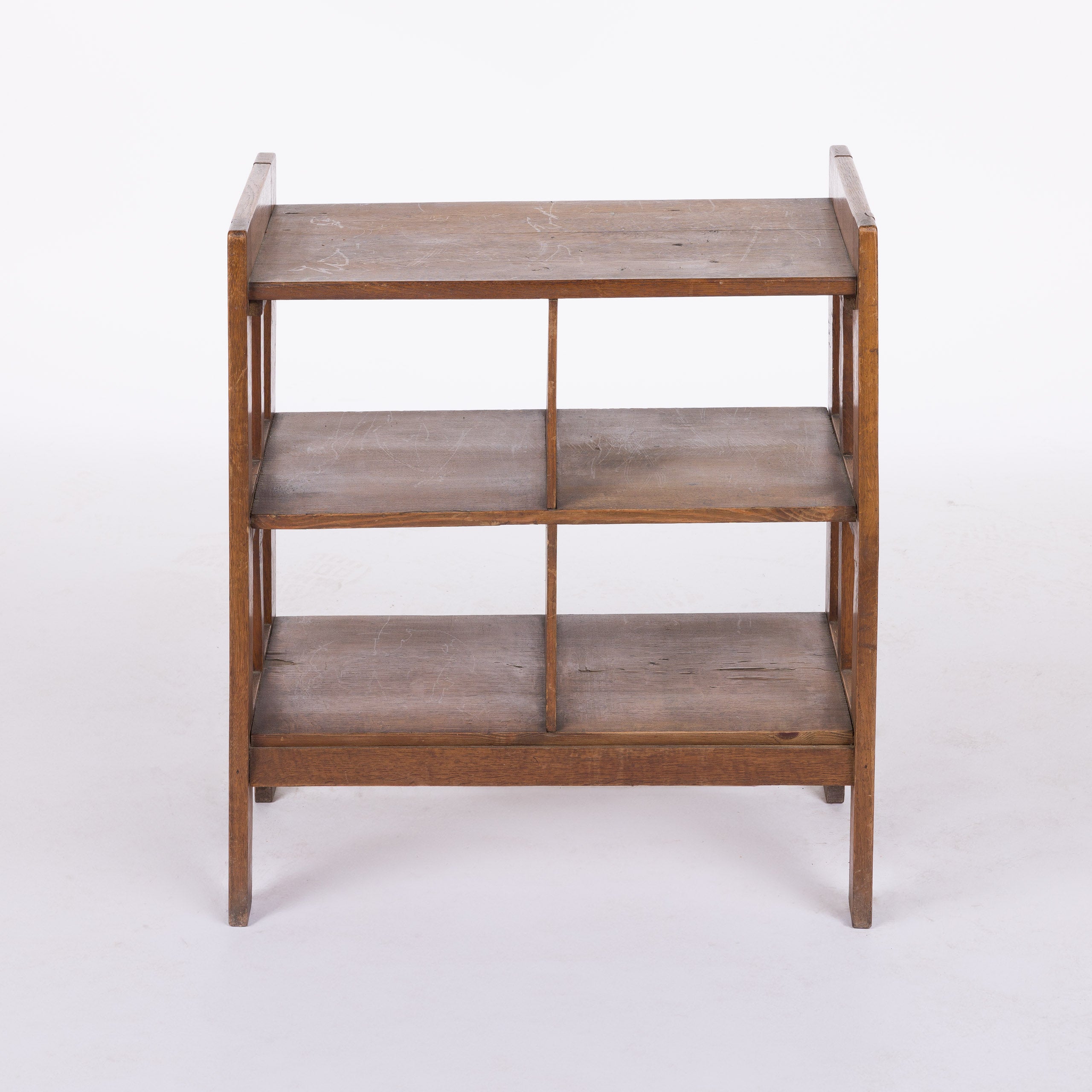 1930s Constructivist Oak Shelf