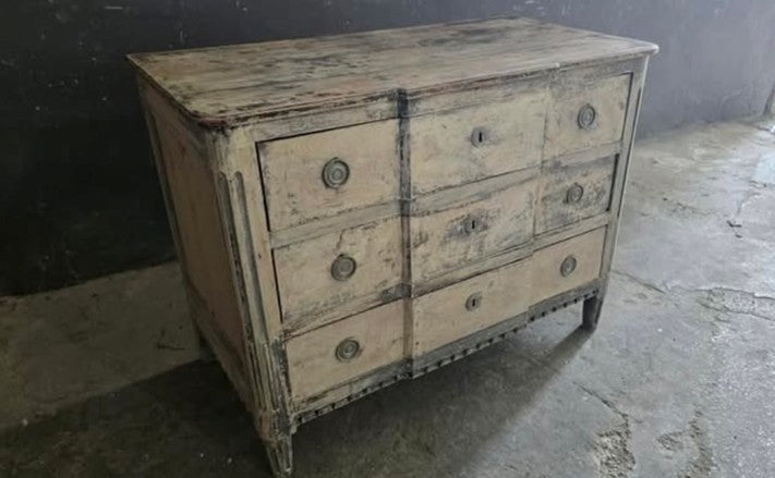 Louis XVI Bleached Walnut Chest of Drawers
