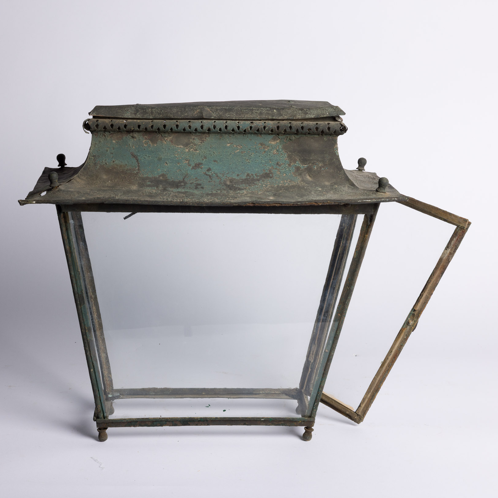 Large Zinc Candle Lantern