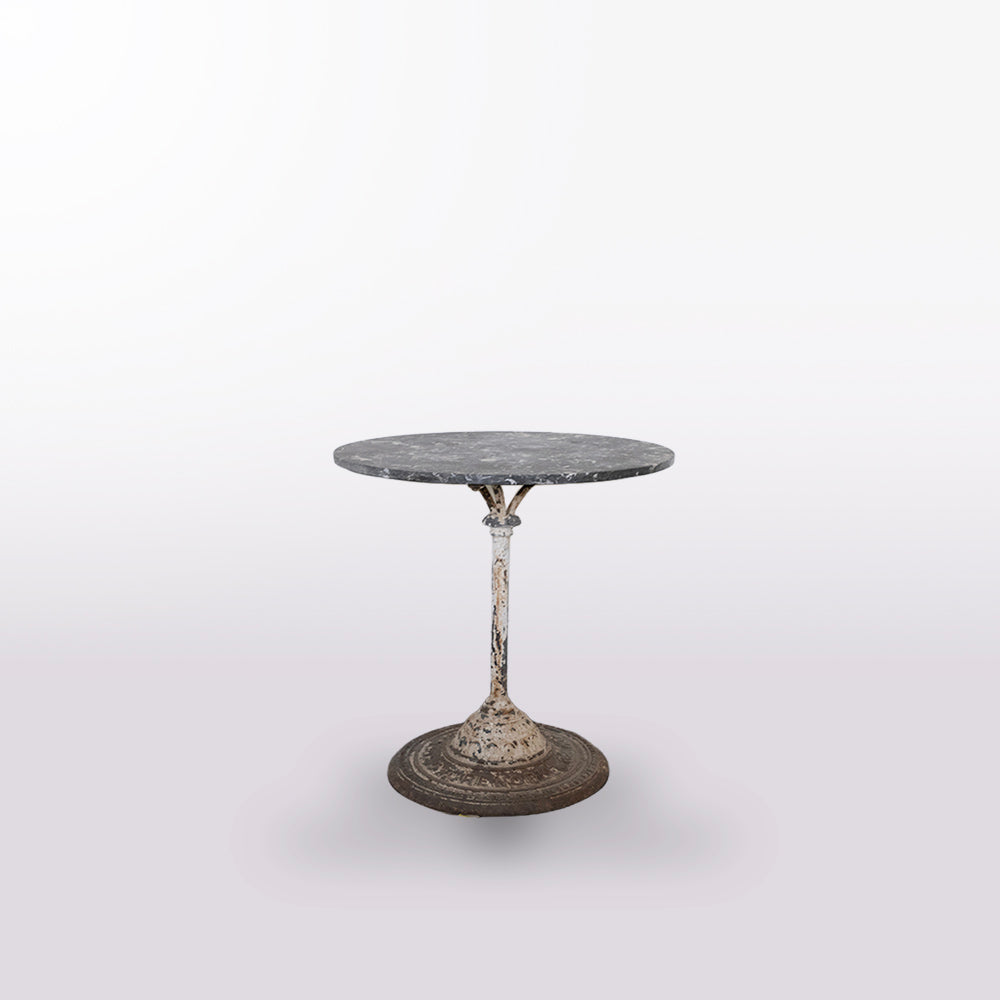 Black & White Marble Bistro Table