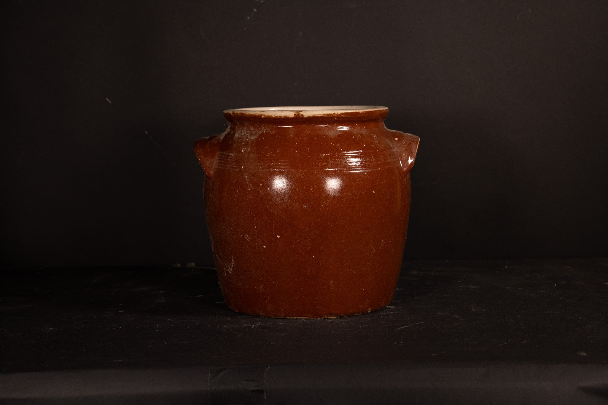 19th Century French Glazed Confit Pot