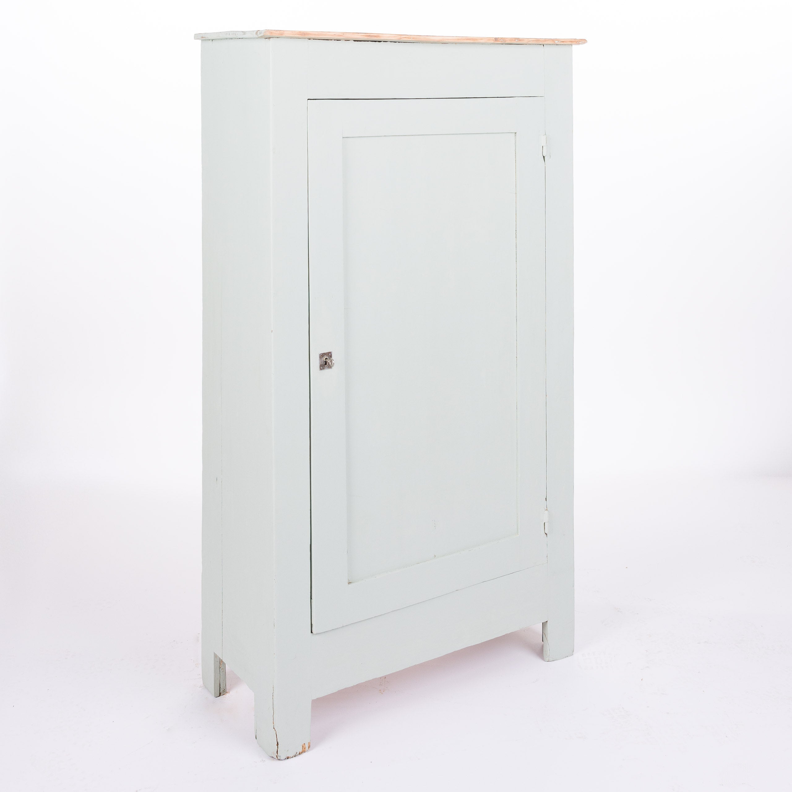 Pale Blue Painted French Wardrobe
