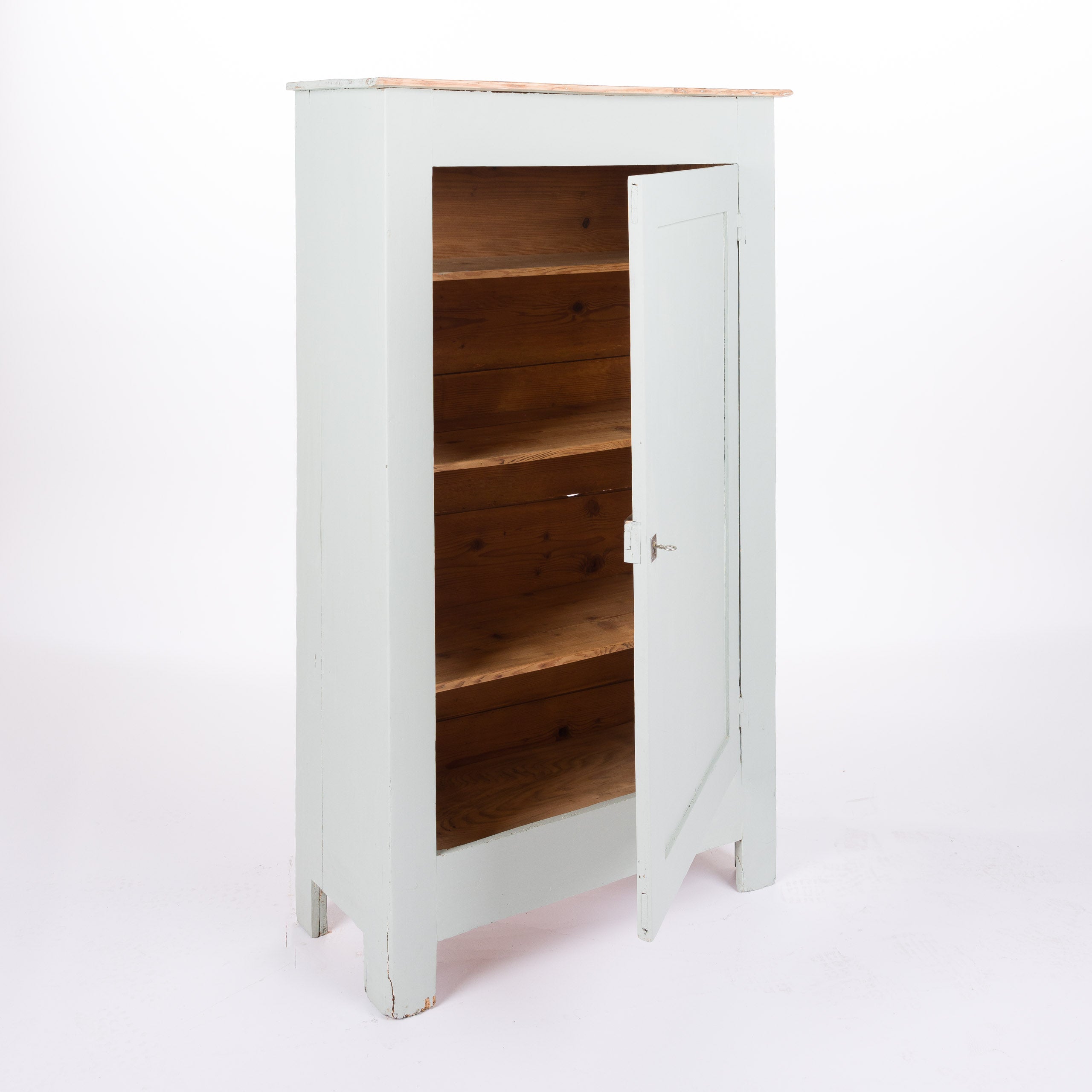 Pale Blue Painted French Wardrobe