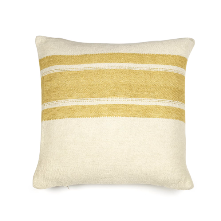white cream cushion