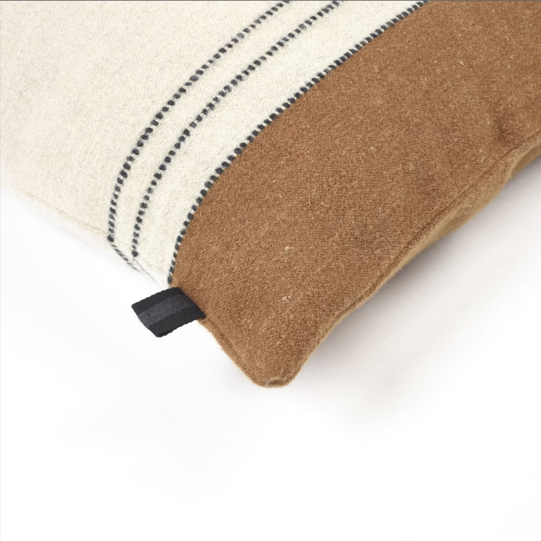 Libeco Foundry Linen & Wool Throw Pillow