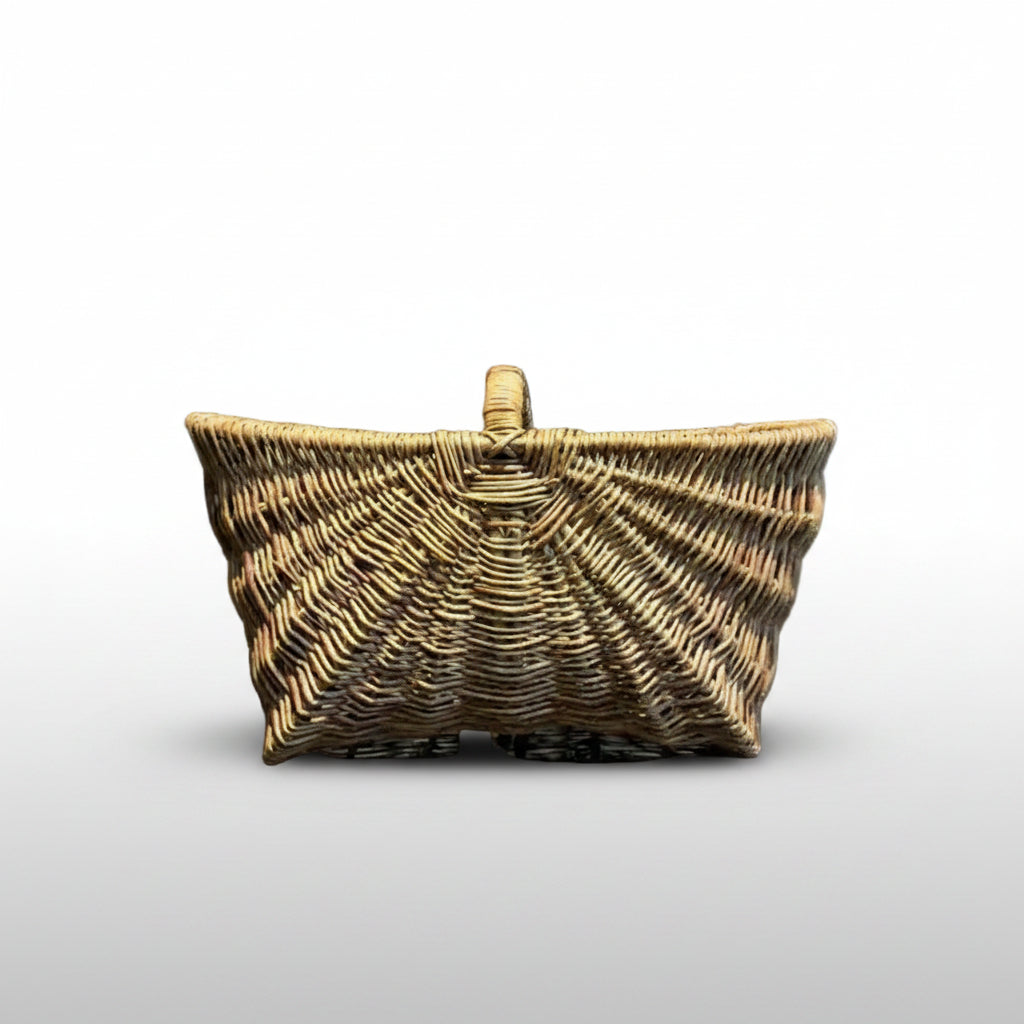 Handwoven French Gathering Basket