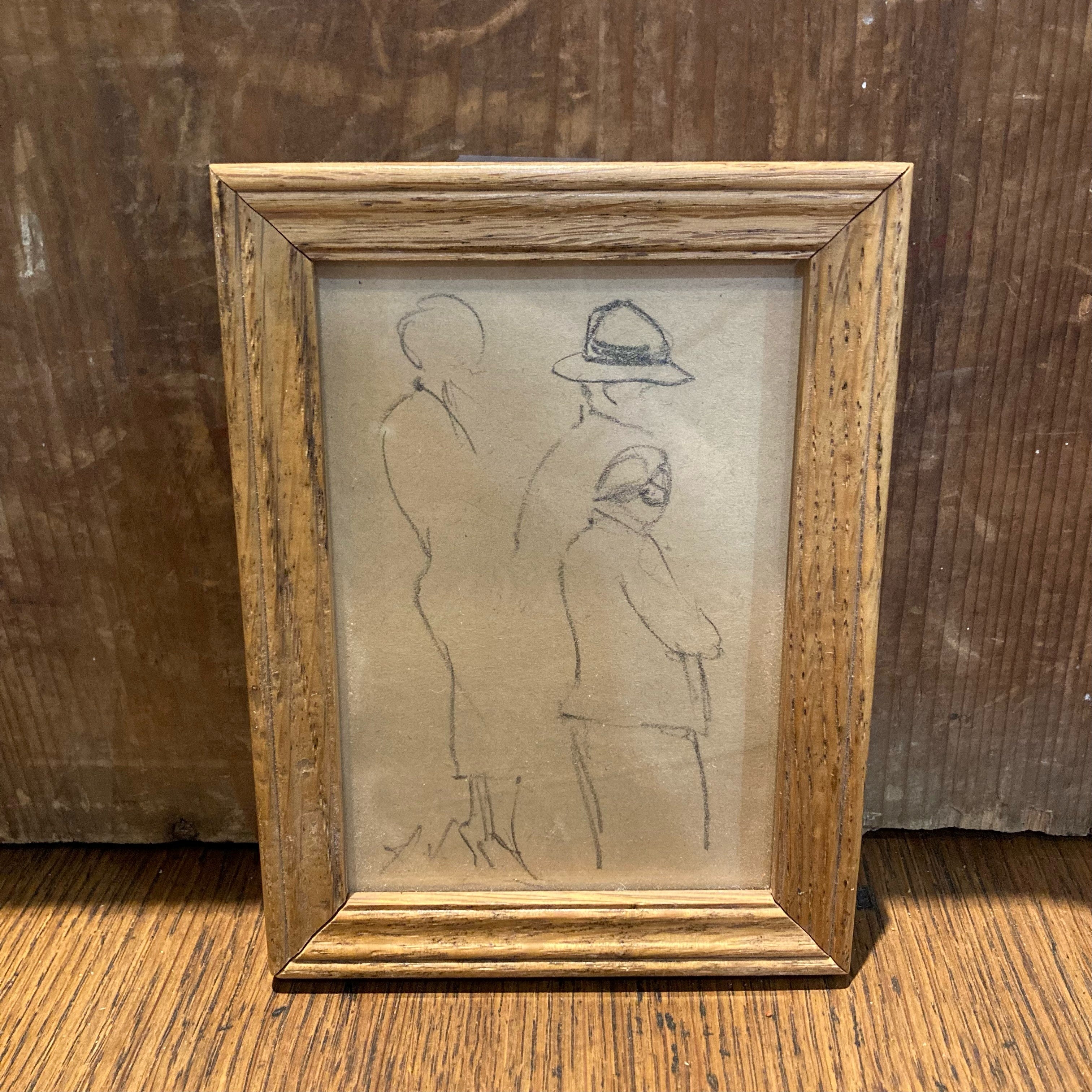 Framed Pencil Drawings