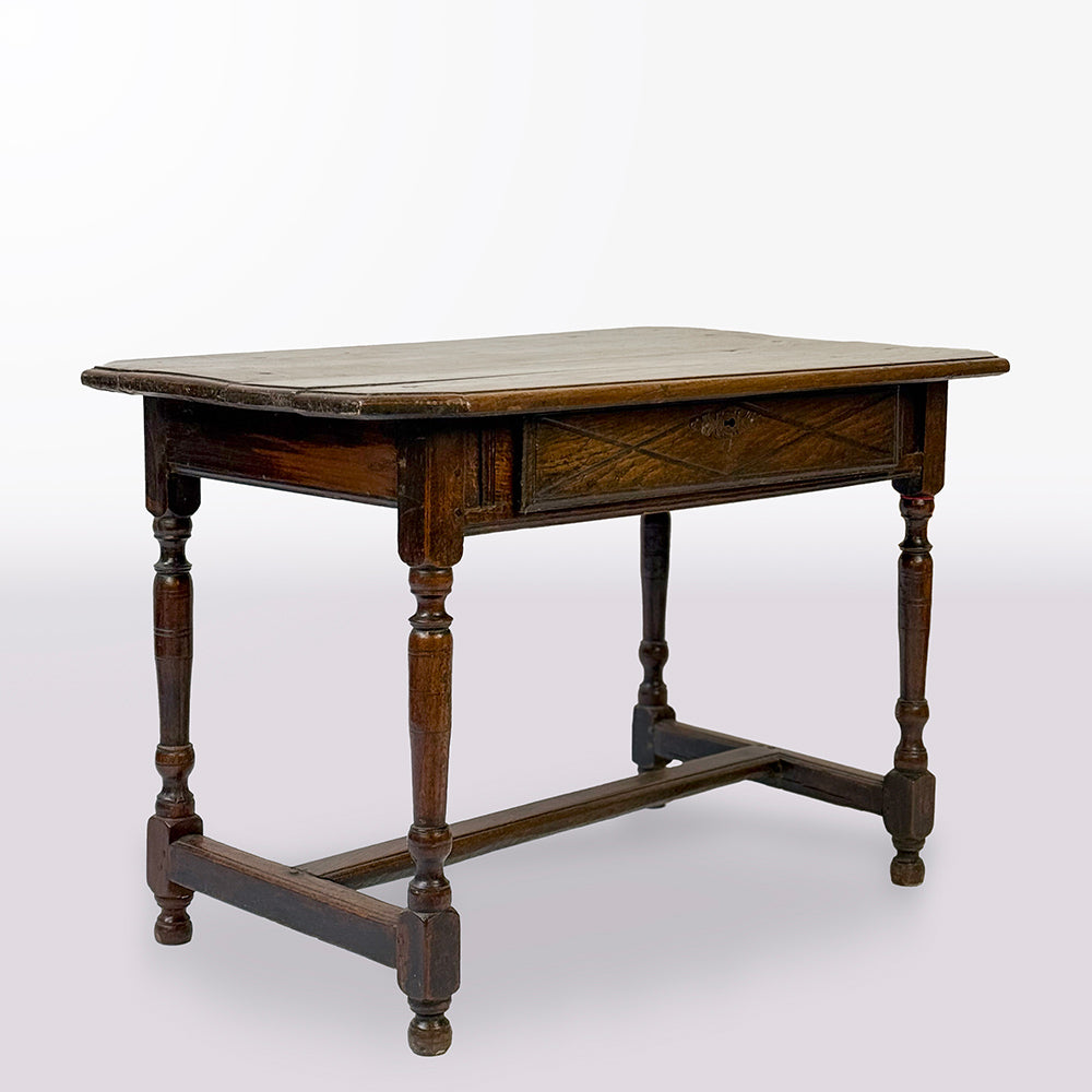 Early French Walnut Side Table