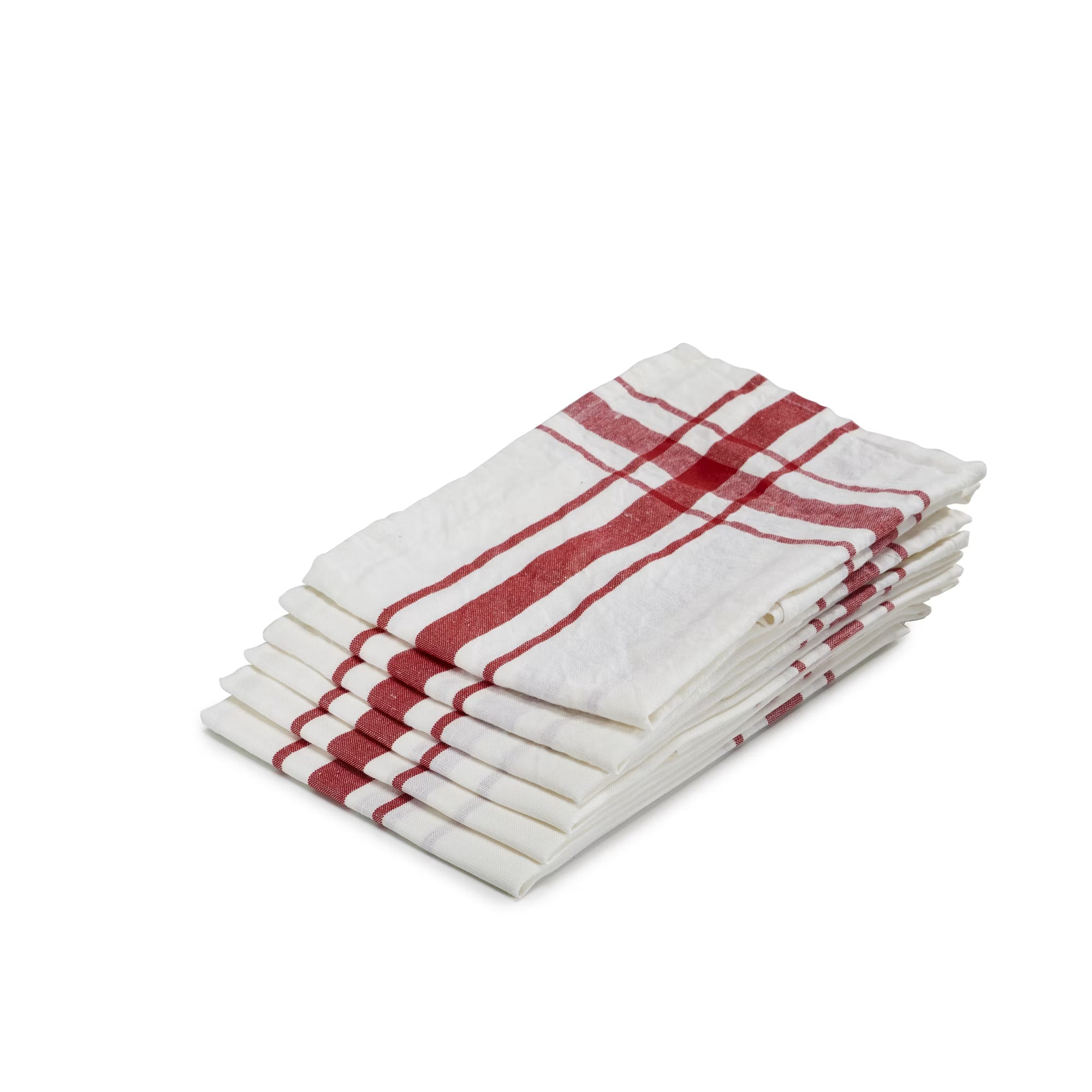 Camaret Tea Towel - Red